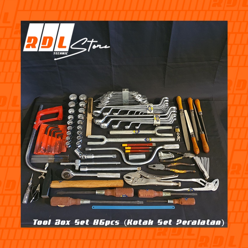 Jual Tool Box Set 86pcs (Kotak Set Peralatan) Shopee Indonesia