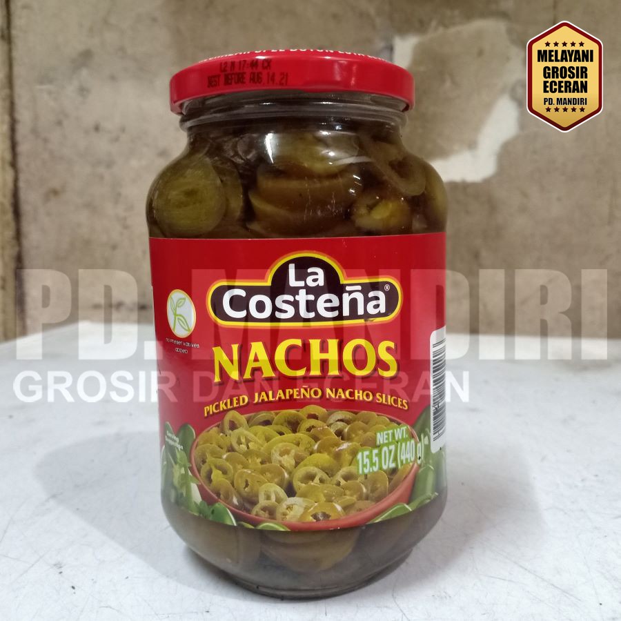 Jual La Costena Nachos Pickled Jalapeno Nachos Slices 440 Gr Shopee Indonesia