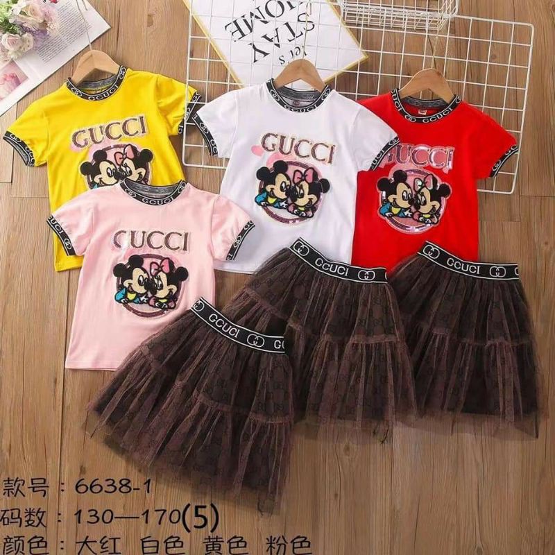 Jual SET ROK TUTU GUCCI MICKEY Shopee Indonesia