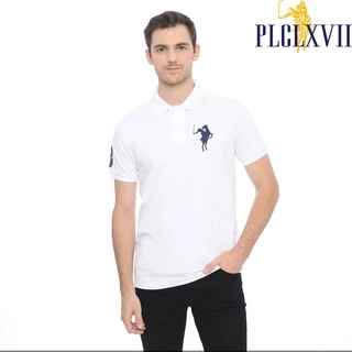 PLCLXVII - Polo Shirt Pria - Logo Besar 1002
