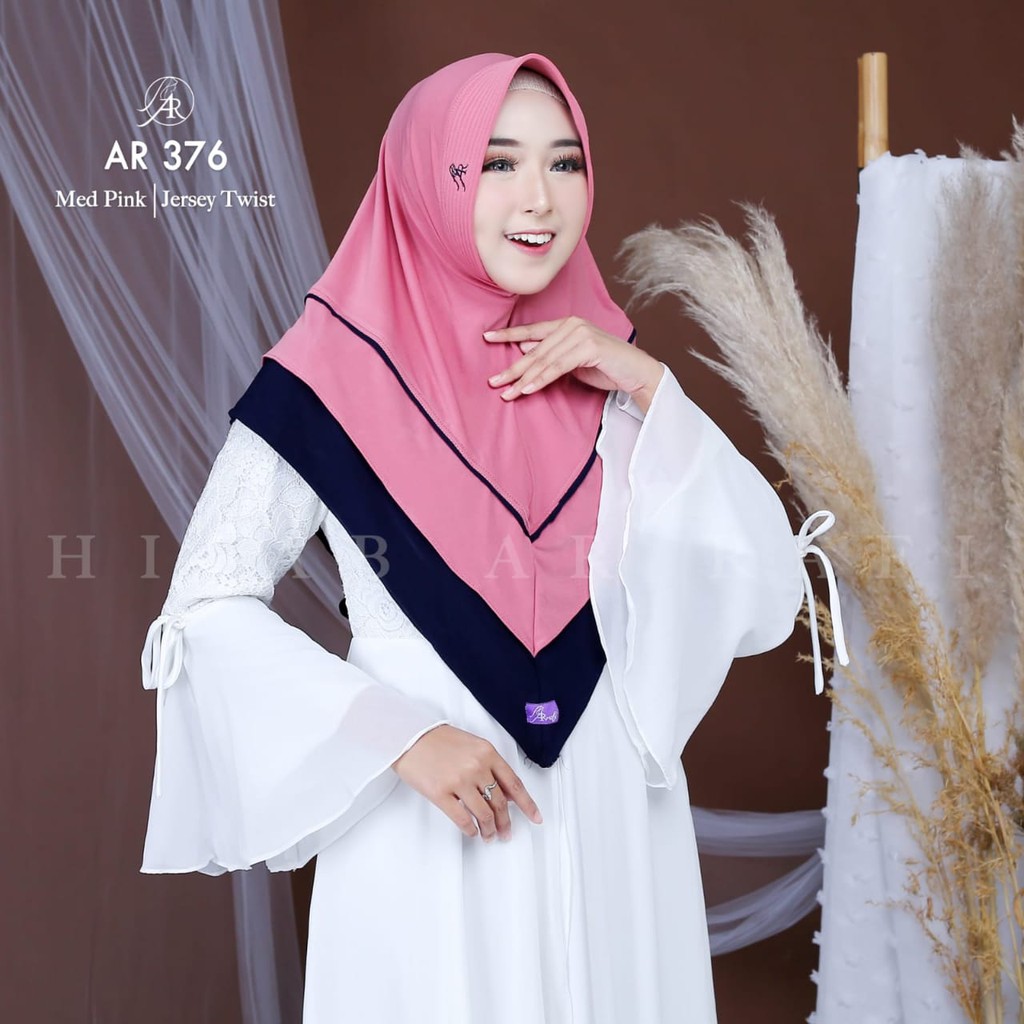 Jual Hijab Ar Rafi AR 376 Hijab Elegean Hijab Cantik Berbahan Jersey ...