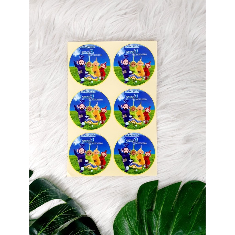 Jual Sticker Ultah Custom Nama Tulisan dan Foto Bulat/ Kotak | Shopee ...