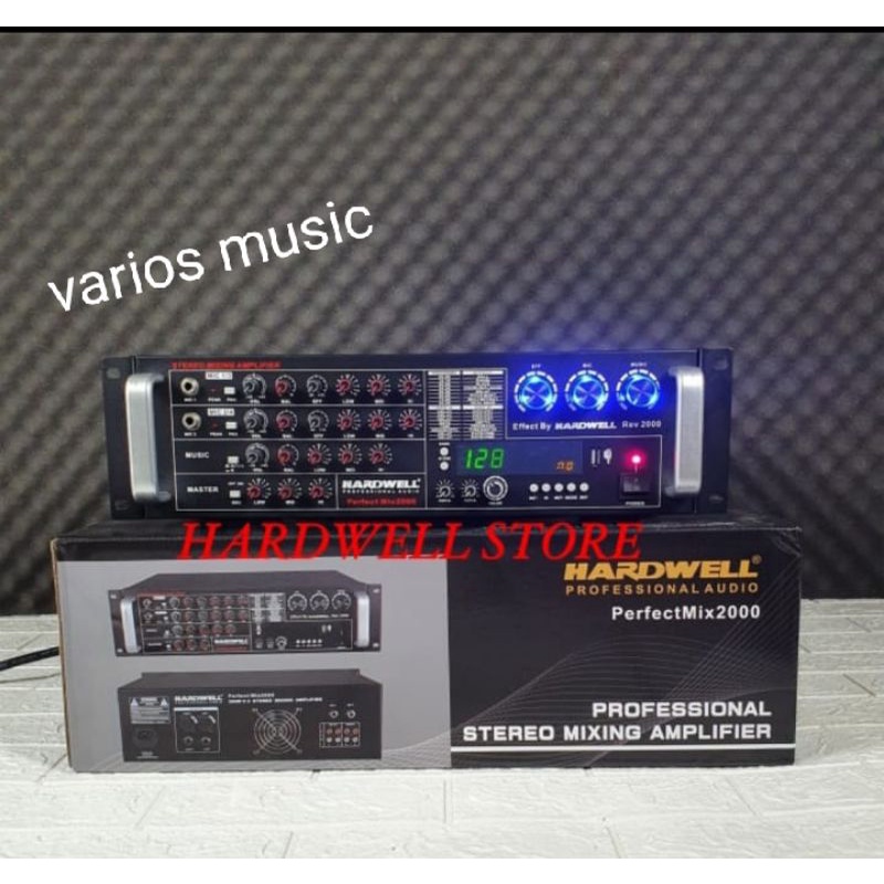 Jual AMPLIFIER KARAOKE MIXER HARDWELL PERFECT 2000 AMPLIFIER KARAOKE