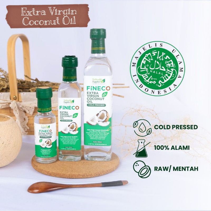 Jual Extra Virgin Coconut Oil Evco Fineco Halal Minyak Kelapa Murni