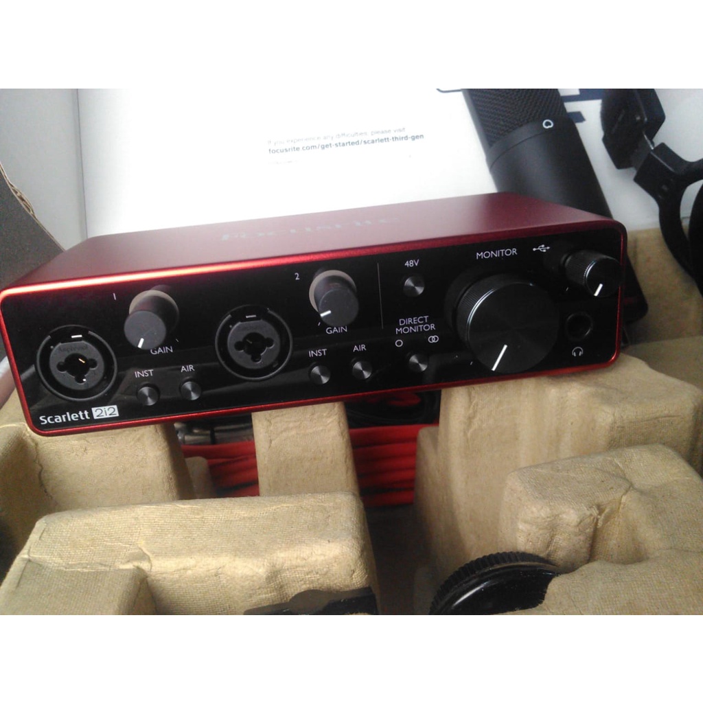 Jual INTERFACE FOCUSRITE SCARLETT 212 STUDIO GEN2 | Shopee Indonesia