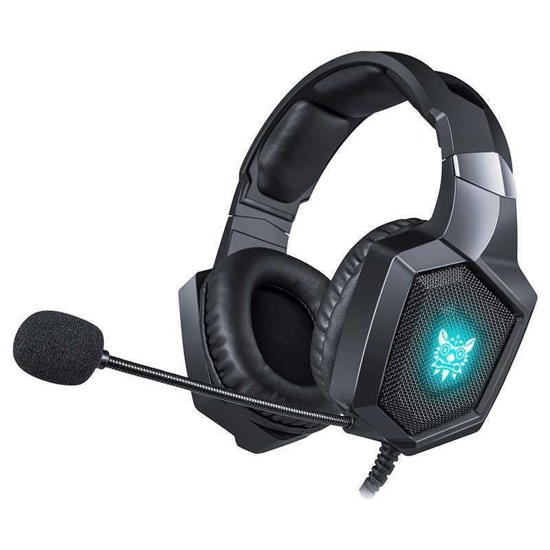 ONIKUMA Gaming Headset Super Bass RGB LED with Microphone K8 Hitam