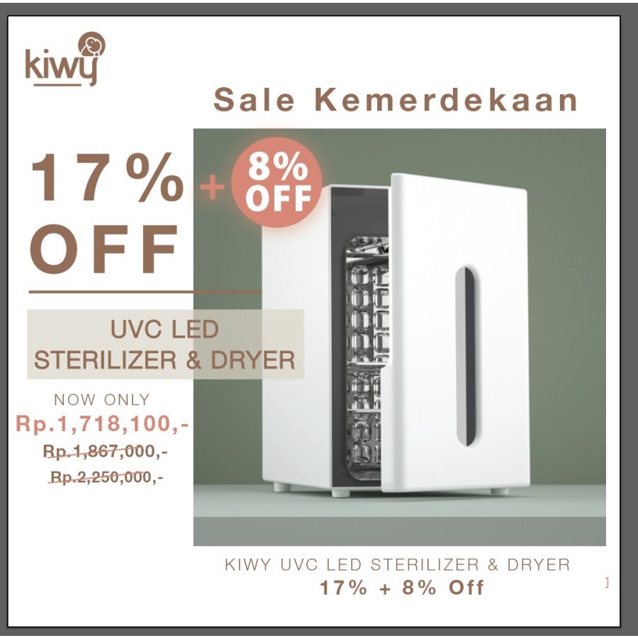 Jual KIWY UV STERILIZER AND DRYER BOTTLE AND HOME STUFF Shopee Indonesia