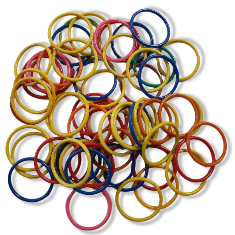 Jual 500 gram Gelang warna grosir mainan murah (-+250 pcs ) | Shopee ...