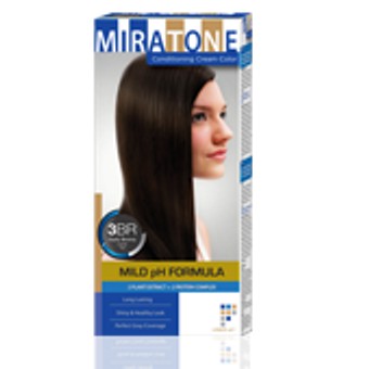 Jual Miratone Conditioning Color 3BR ( Dark Brown ) | Shopee Indonesia
