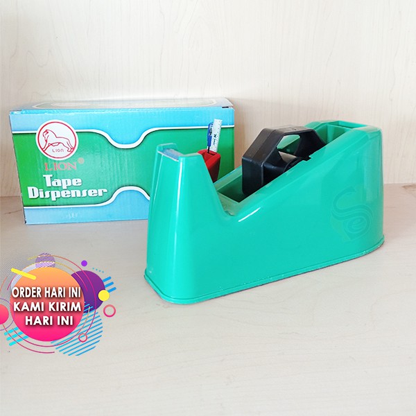 Jual TAPE DISPENSER LION NO 50 NEW 1 INCH / TEMPAT ISOLASI SOLATIP Ada
