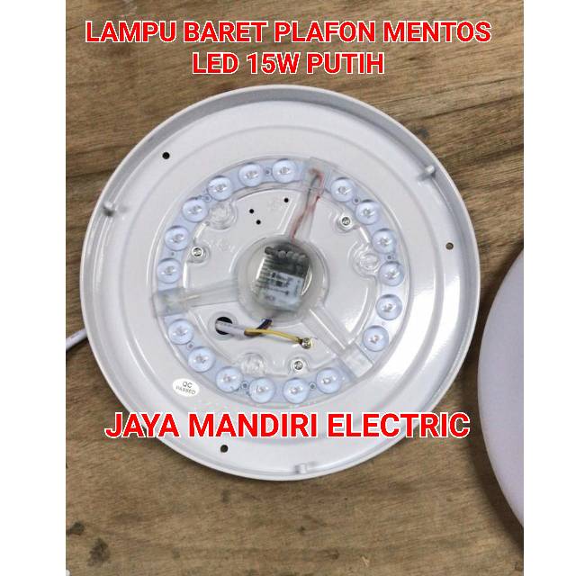 Jual KAP LAMPU BARET CEILING LIGHT LED 15WATT SENSOR PUTIH 15W 15 WATT ...