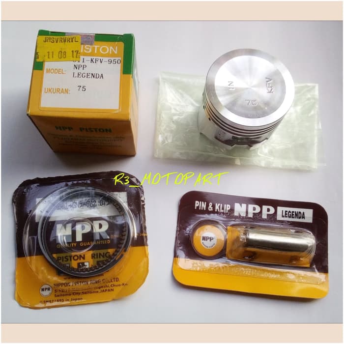 Jual Piston/Seher Kit NPP Legenda/Supra fit/New/Revo Old OS 0/25/50/75