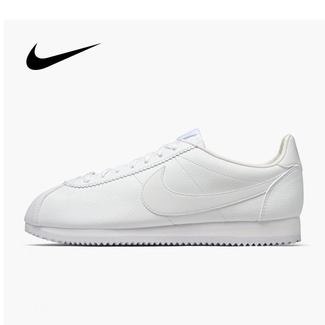 Nike cortez triple outlet white