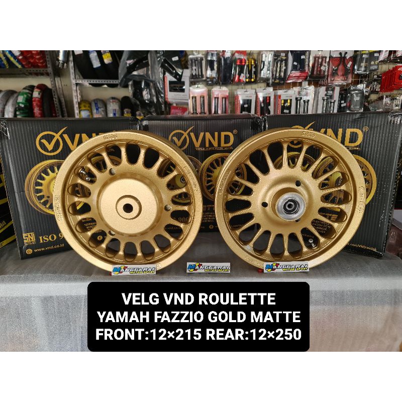 Jual VELG VND ROULETTE PNP YAMAH FAZZIO | Shopee Indonesia