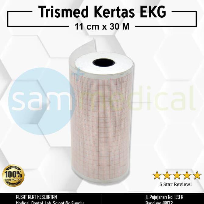 Jual Trismed Kertas Ekg Ecg Paper Roll Cm X Meter Exclusive Shopee Indonesia