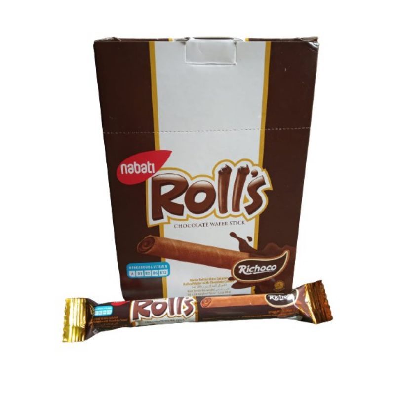 Jual Richeese Nabati Rolls Wafer Stik Coklat Keju Gr X Pcs Box