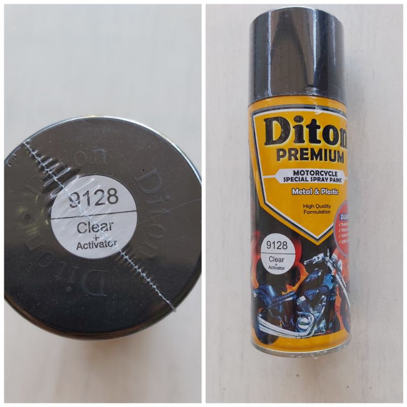 Jual DITON PREMIUM CLEAR gloss + ACTIVATOR / BENING / TOP COAT ( 9128