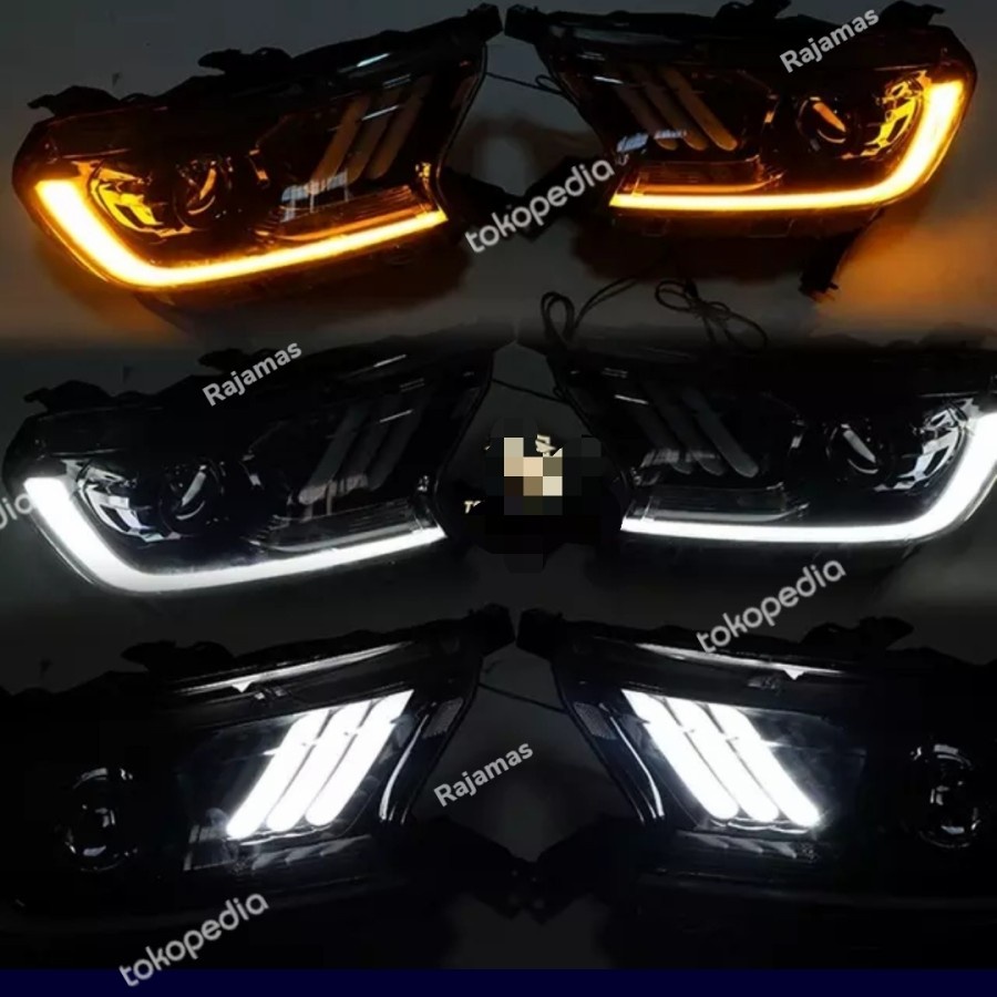 Jual Headlamp Masteng Ford ranger Raptor Everest 2015 | Shopee Indonesia