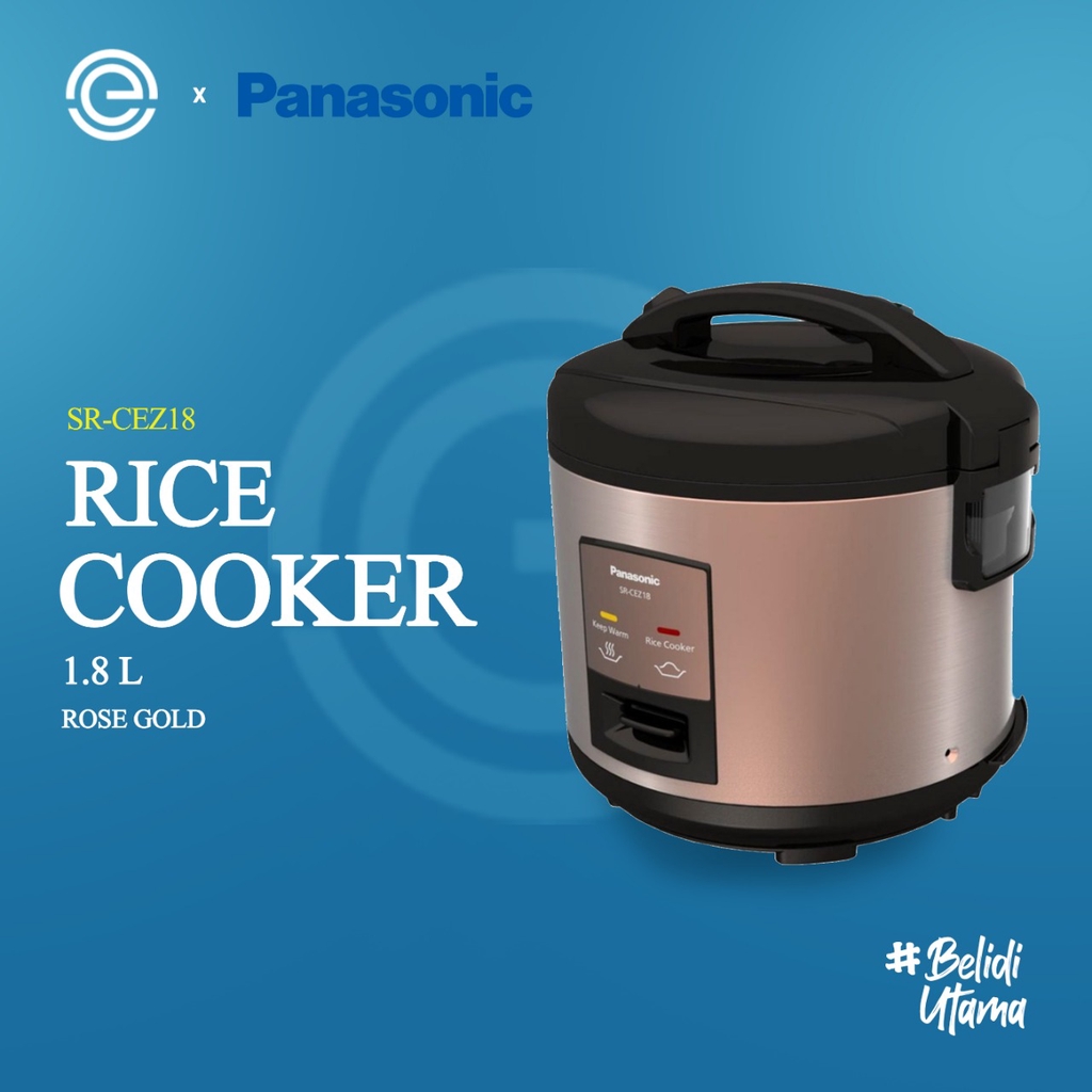 Jual PANASONIC Rice Cooker 1.8 Liter SRCEZ18 Shopee Indonesia