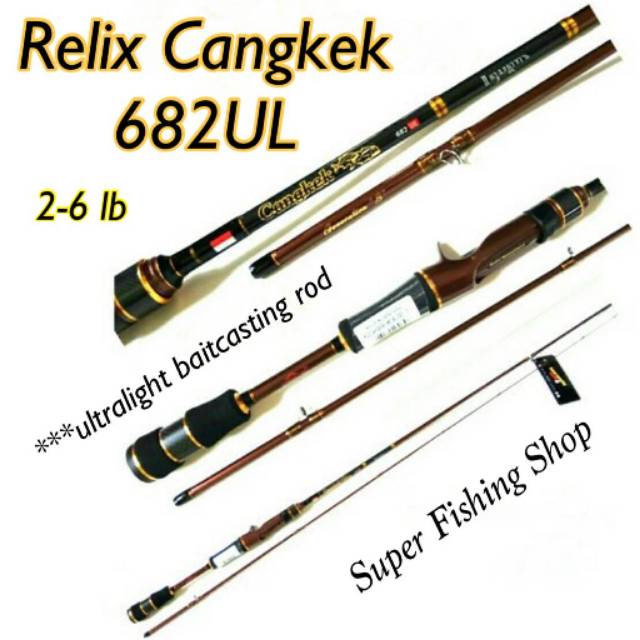 Jual Joran BC Ultralight Relix Cangkek 682UL 