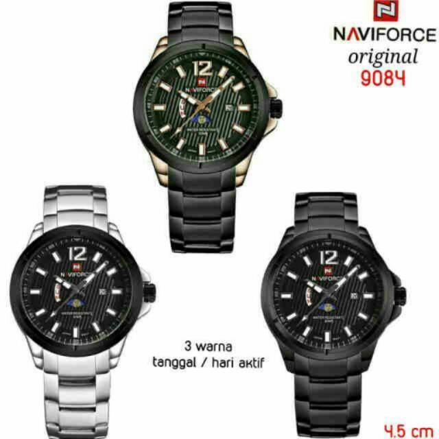 Jual Jam Tangan Pria Naviforce 9084 Original Shopee Indonesia