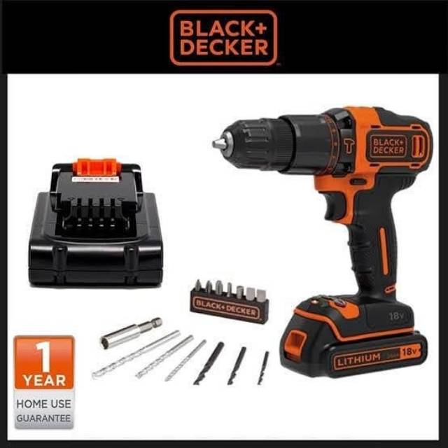 Jual Black Decker Mesin Bor Tembok Cordless 18v lion Black Decker