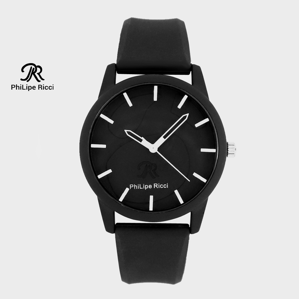 Jual PhiLipe Ricci Jam Tangan Unisex Karet Analog Quartz Terbaru 8757 ...
