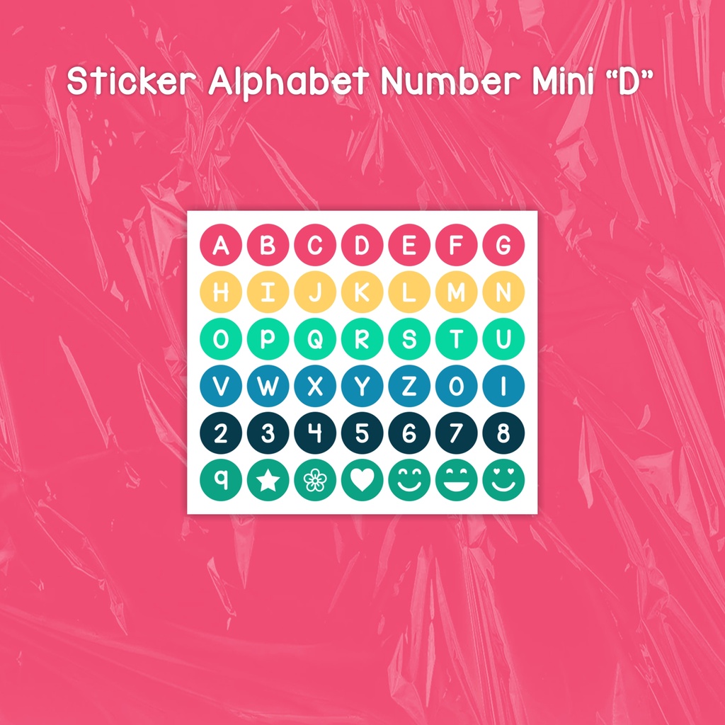 Jual STICKER ALPHABET DECO / STIKER HURUF / Alphabet Deco Sticker ...