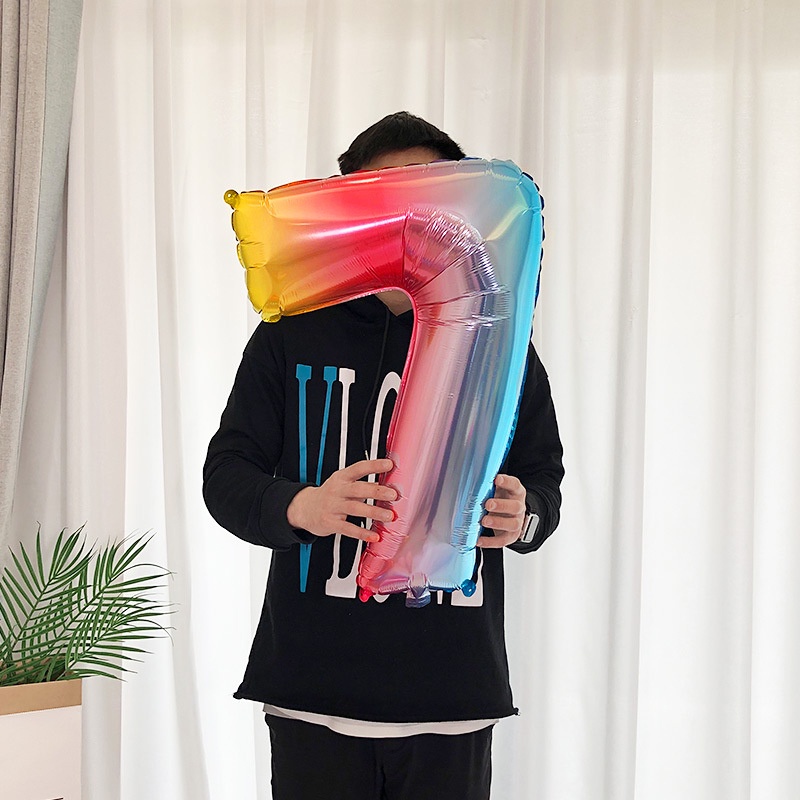 Jual 1 Pcs Balon 32 Inch Digital Aluminium Foil Aluminium Film Balon