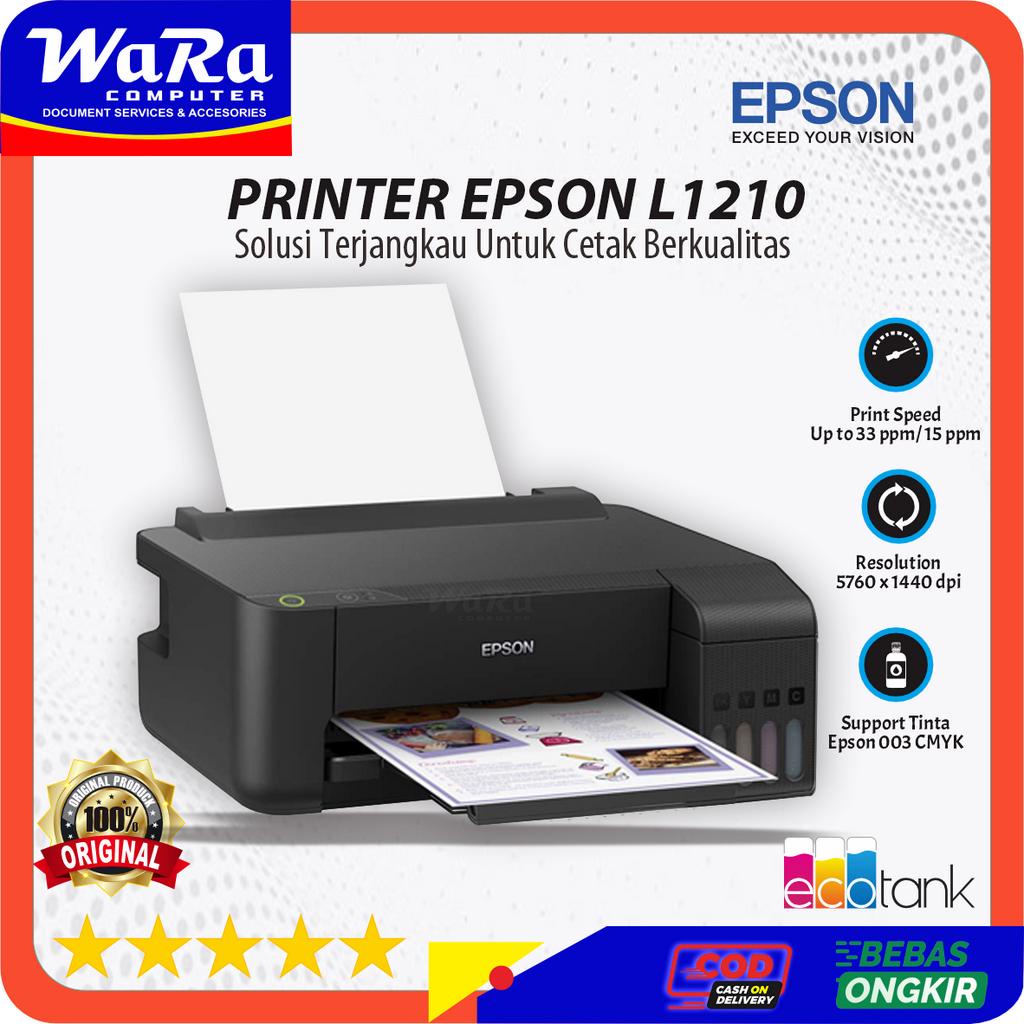 Jual Epson L1210 Printer Pengganti L1110 Sudah Dengan Tinta Epson 003 Original Shopee Indonesia 8318