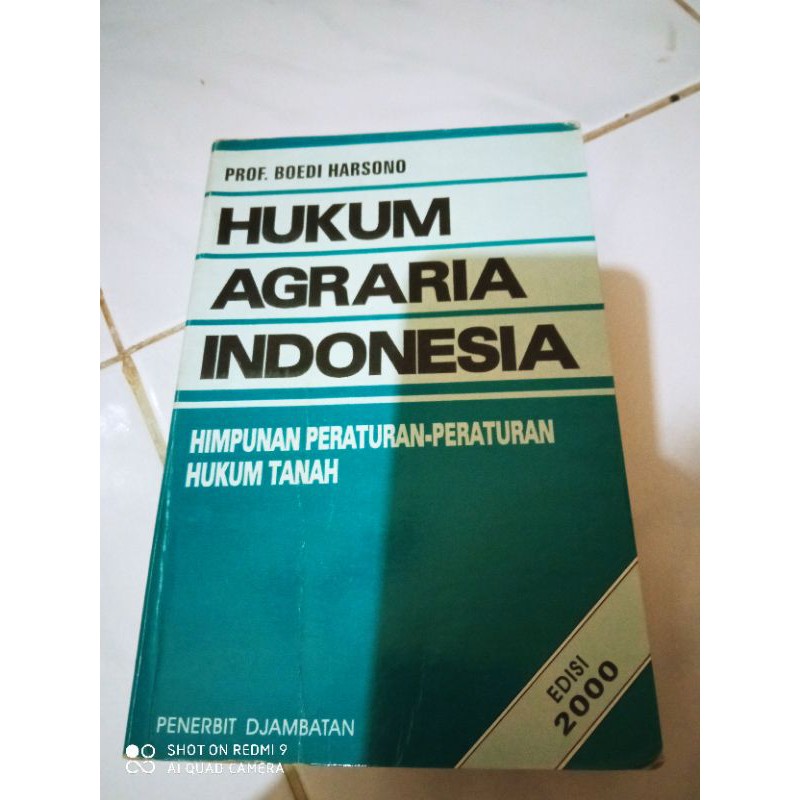 Jual HUKUM AGRARIA INDONESIA | Shopee Indonesia