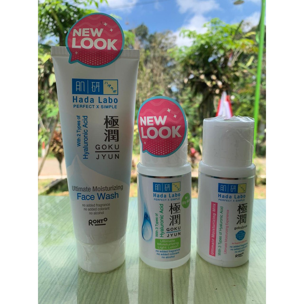 Jual [PAKET] HADA LABO Gokujyun Untuk Kulit Berminyak Shopee Indonesia