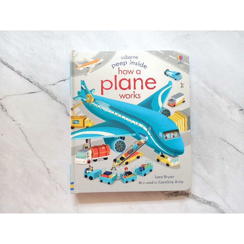 Jual Original Usborne Peep Inside How a Plane Works | Shopee Indonesia