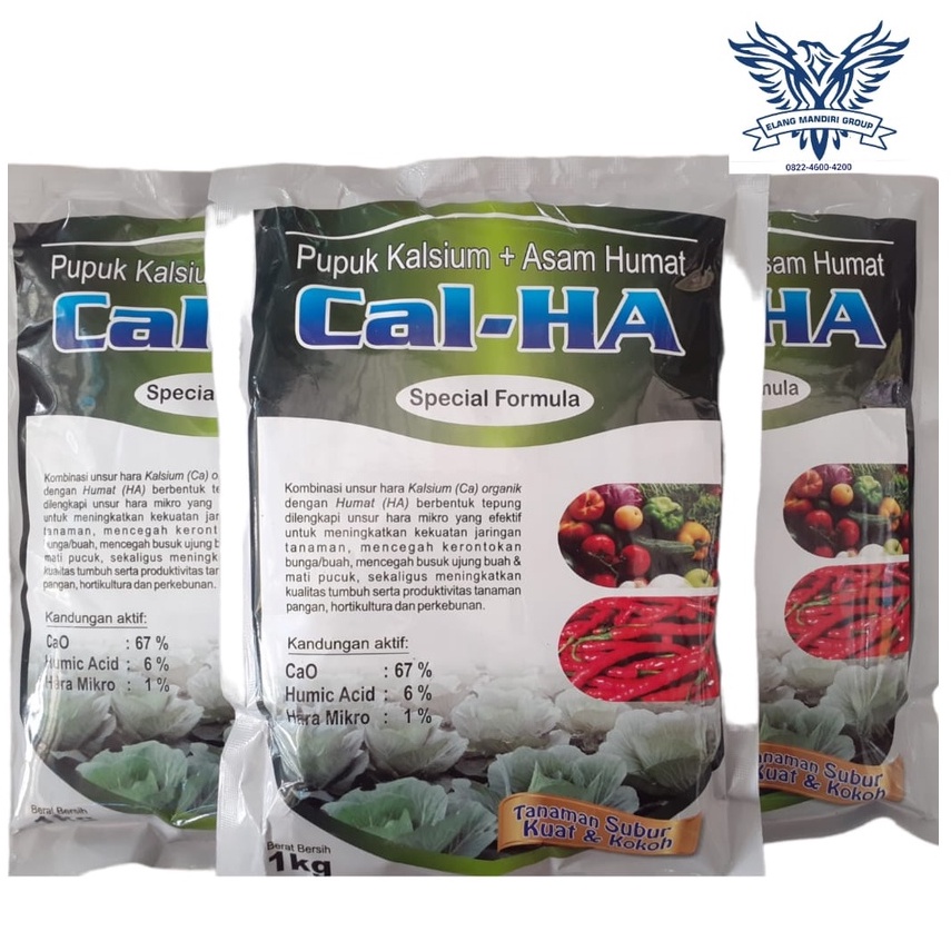 Jual Cal Ha 1Kg Pupuk Kalsium Asam Humat Mencegah kerontokan bunga/buah ...