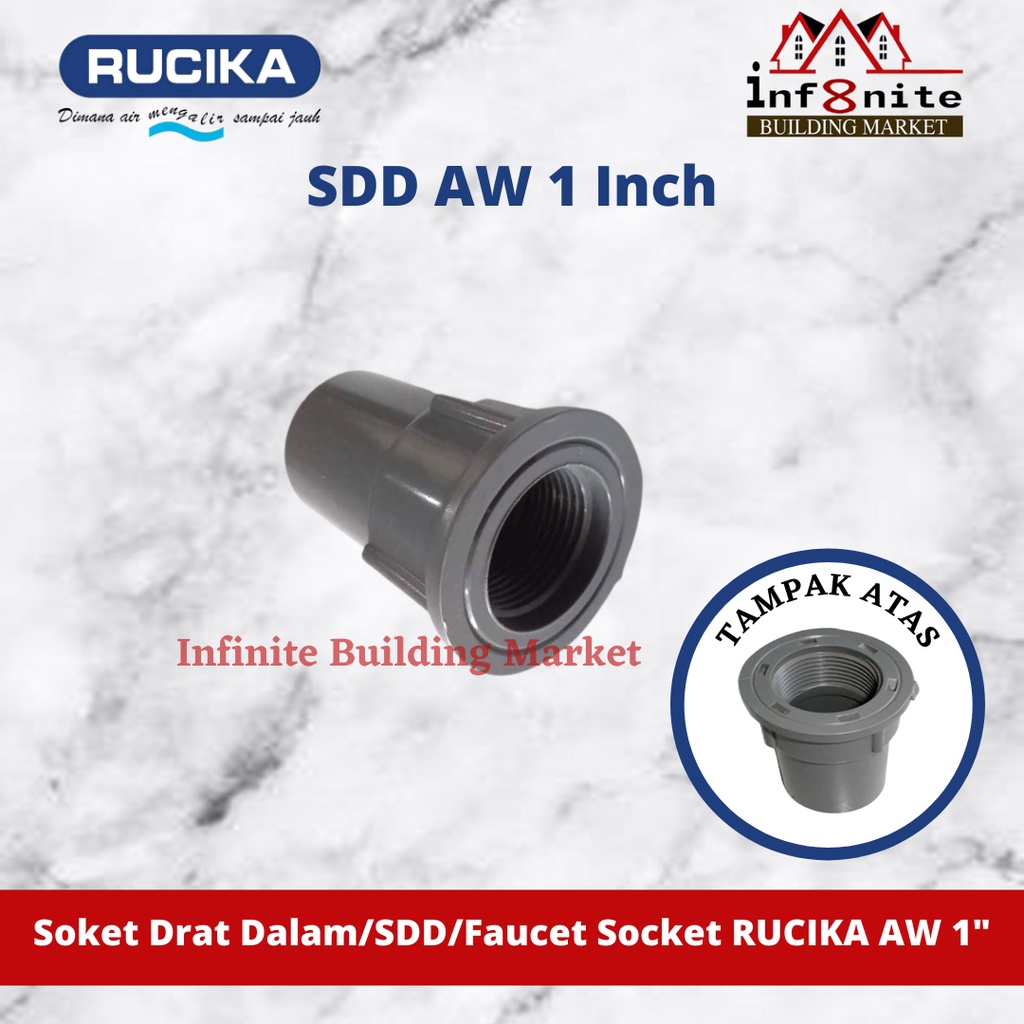 Jual Soket Drat Dalam Sdd Rucika Aw Faucet Socket Sambungan Pvc