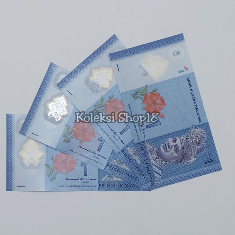 Jual Koleksi Ringgit Malaysia Pecahan 1 One Ringgit Bahan Polymer ...
