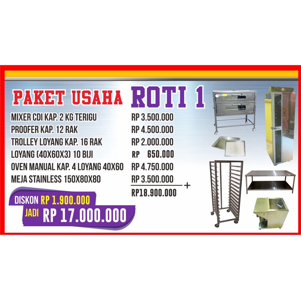 Jual Paket Usaha ROTI 1 | Shopee Indonesia