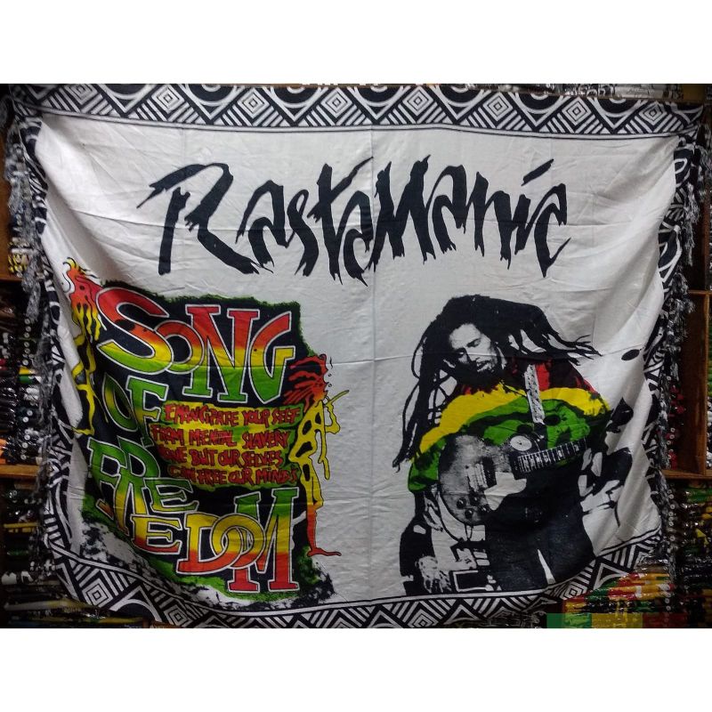Jual kain pantai Bob Marley sarong rasta | Shopee Indonesia