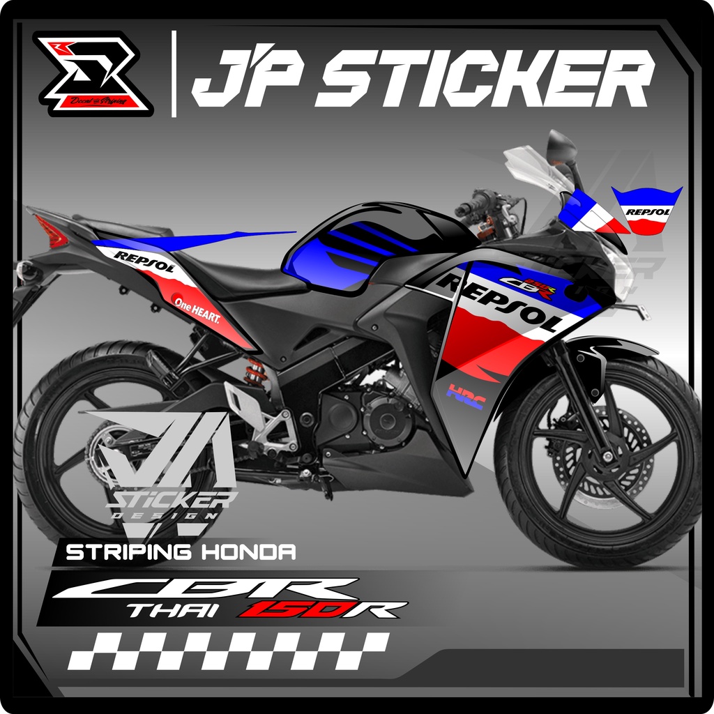 Jual Sticker Striping CBR 250R CBU Thailand - Stiker Motor Honda CBR ...