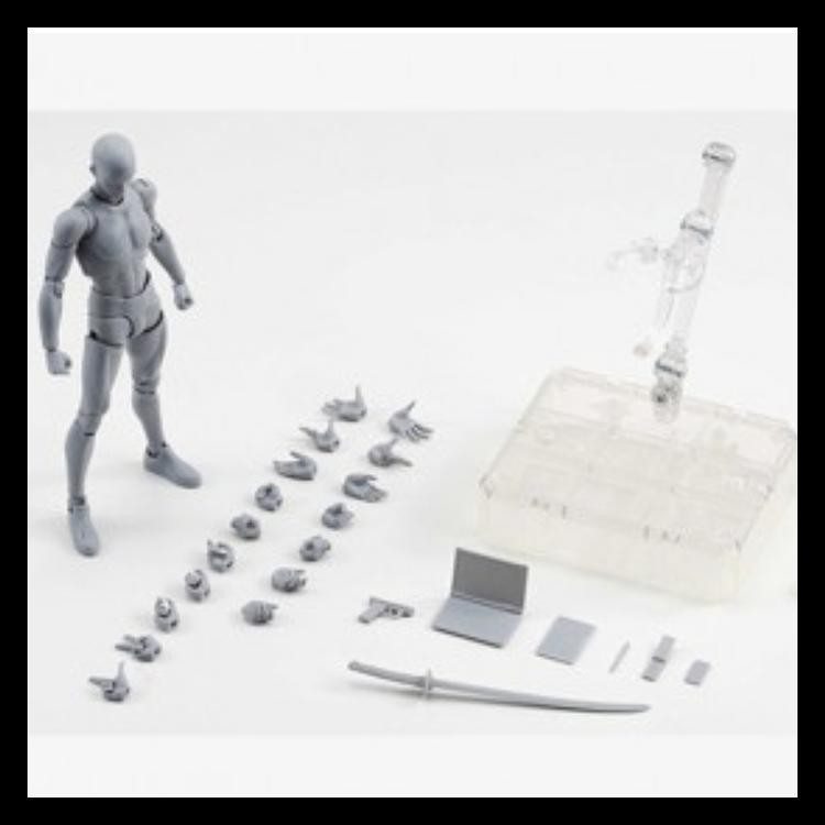 Jual Shfiguart Body Kun Dx Set Mannequin Action Figure Male Model Gray Shopee Indonesia