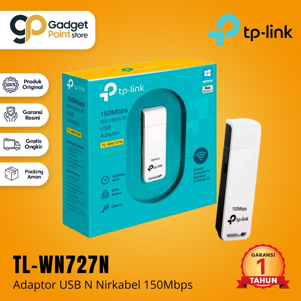 Jual Tp Link Wireless Usb Wifi Adapter Tl Wn N Tplink Wn N Garansi