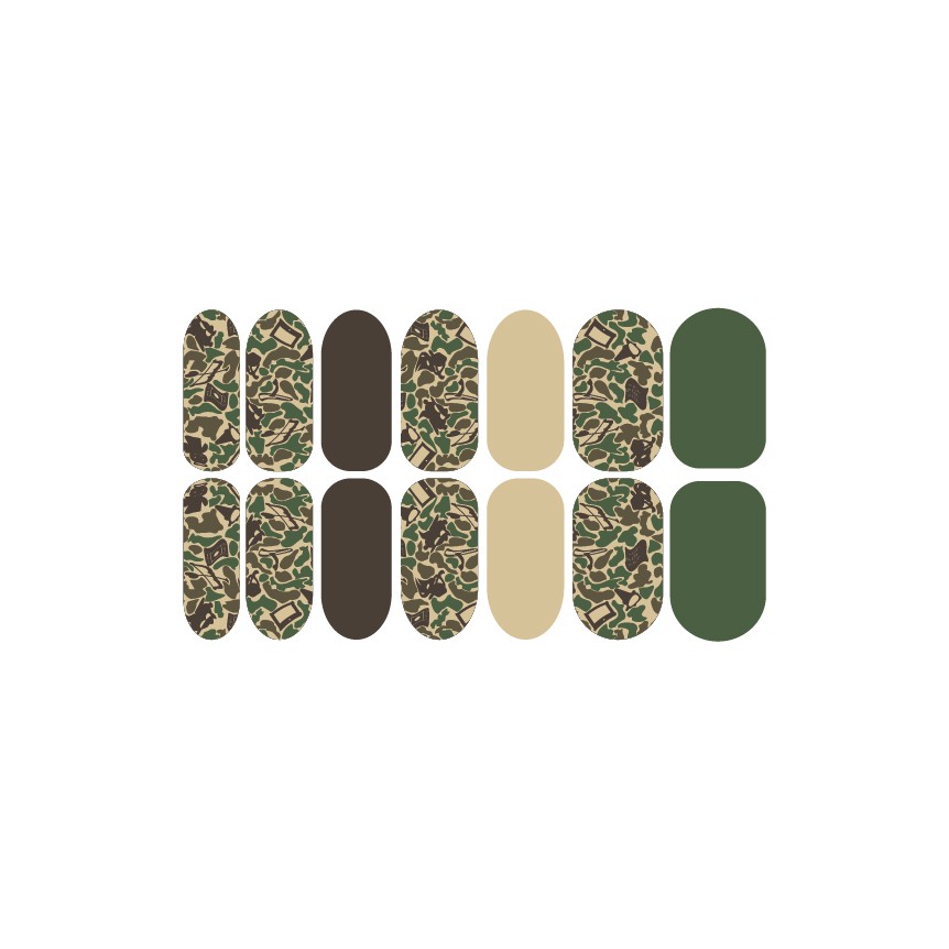 Jual POTATOO Nail Doraemon Green Army Temporary Tatto Sticker | Shopee ...