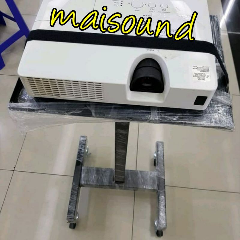 Jual STAND PROYEKTOR TRIPOD RODA MEJA STANDING PROJEKTOR DORONG INFOCUS ...