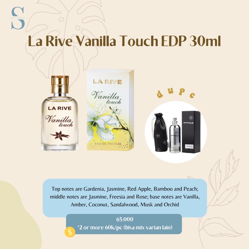 La Rive Patchouli Parfum Dm Jual La Rive EDP 30ml Travel Size