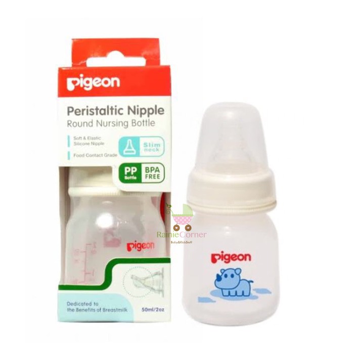 Pigeon peristaltic nipple cheap round nursing bottle