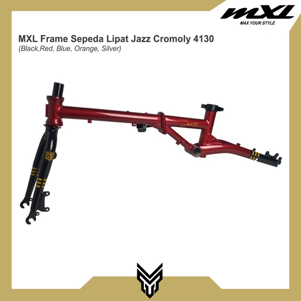 Jual MXL Frame Sepeda Lipat Jazz Folding Bike Hybrid Bahan Chromoly 16 Disc Brake Shopee Indonesia