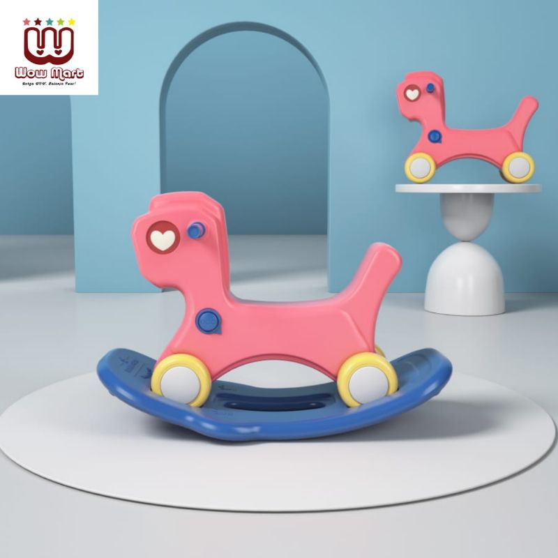 Jual WOW Rocking Horse with Sound / Mainan Kuda-kudaan | Shopee Indonesia