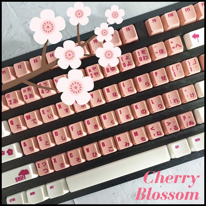 Jual KeyKraft Keycaps Cherry Blossom Keycap Set ( Japanese Legends