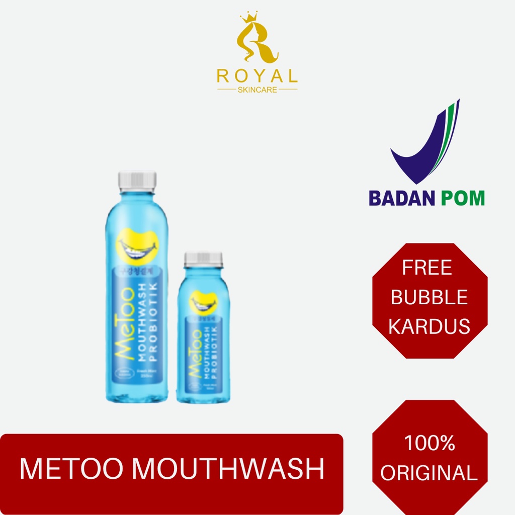 Jual [BPOM]100ML METOO MOUTHWASH FRESH MINT / OBAT KUMUR PROBIOTIK