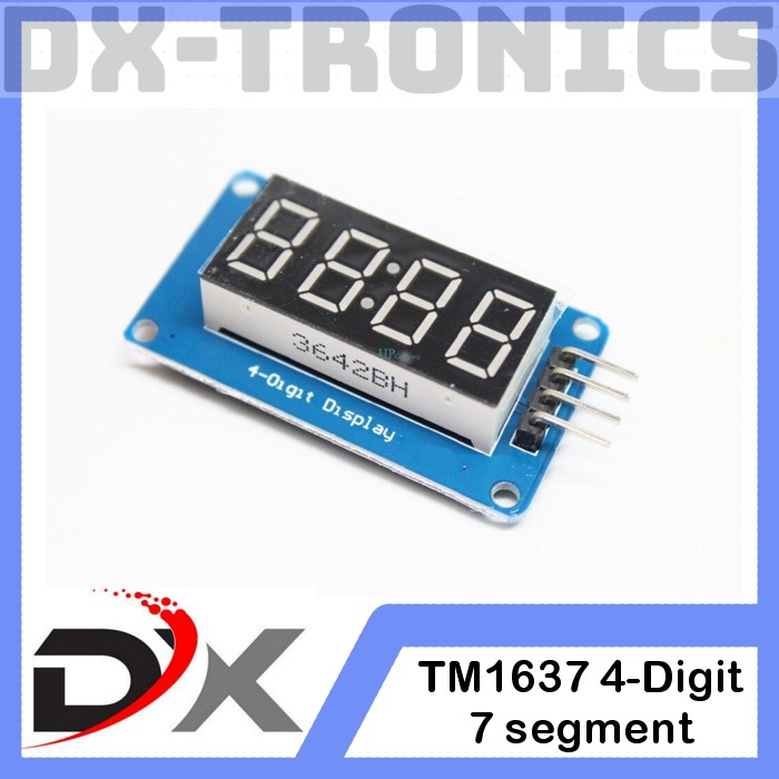 Jual TM1637 Seven Segment 7 Segment 4 Digit Display Module | Shopee ...
